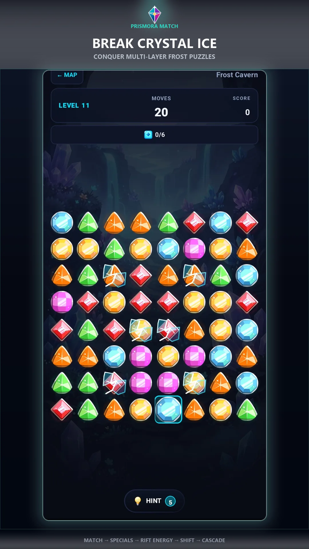 Crystal Ice and Specials